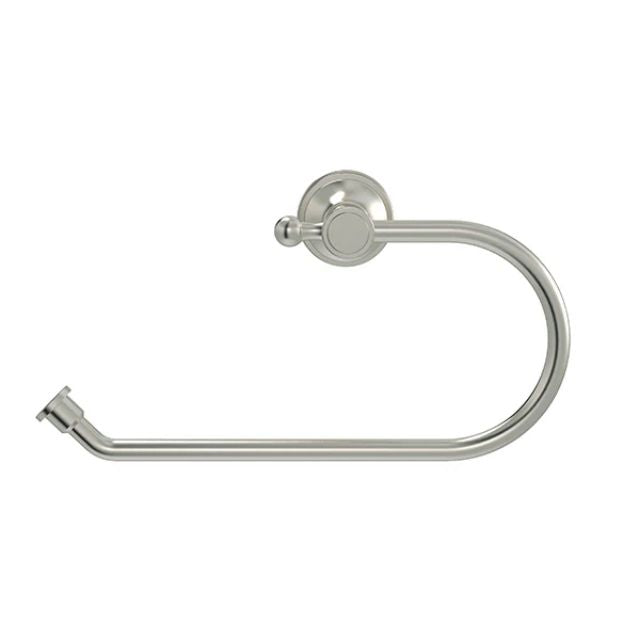 Front Meir Harrington Guest Towel Rail Brushed Nickel HR05-R-PVDBN - The Blue Space