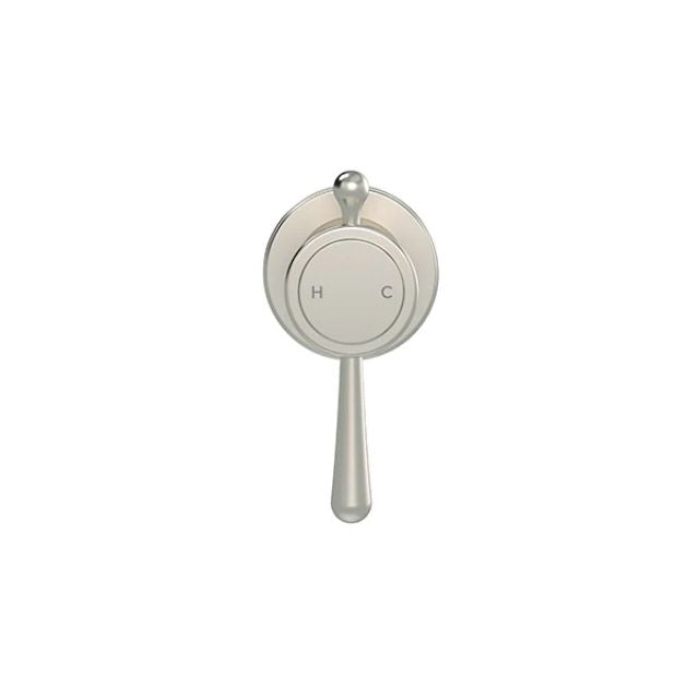 Front Meir Harrington Robe Hook Brushed Nickel HR03-R-PVDBN - The Blue Space