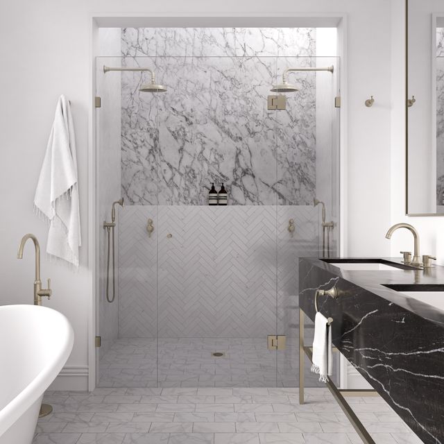 Lifestyle Meir Harrington Shower Arm 400mm HA09-PVDBN - The Blue Space