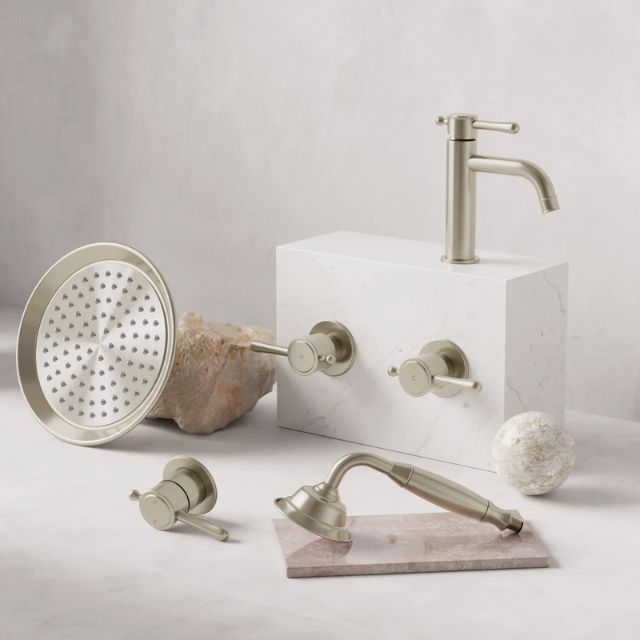 Lifestyle Meir Harrington Wall Mixer Trim Kit HW03-FIN-PVDBN - The Blue Space
