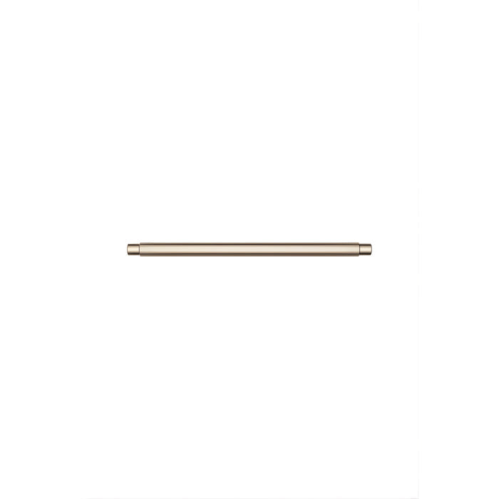 Above Meir Oppen Round Pull 200mm Cabinet Handle Knurled Champagne MRCH-2P20N-CH - The Blue Space
