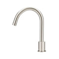 Meir Round Hob Mounted Swivel Spout Brushed Nickel MS11-PVDBN - The Blue Space