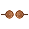 Meir Round Quarter Turn Wall Top Assemblies Lustre Bronze