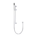 Meir Round Shower on Rail - Chrome - The Blue Space