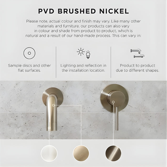 Meir Brushed Nickel Shades  - The Blue Space