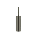 Meir Round Toilet Brush and Holder Shadow Gunmetal MTO02N-R-PVDGM - The Blue Space
