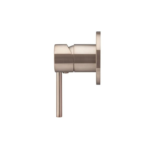 Side Meir Round Wall Mixer Champagne Trim Kit MW03-FIN-CH - The Blue Space
