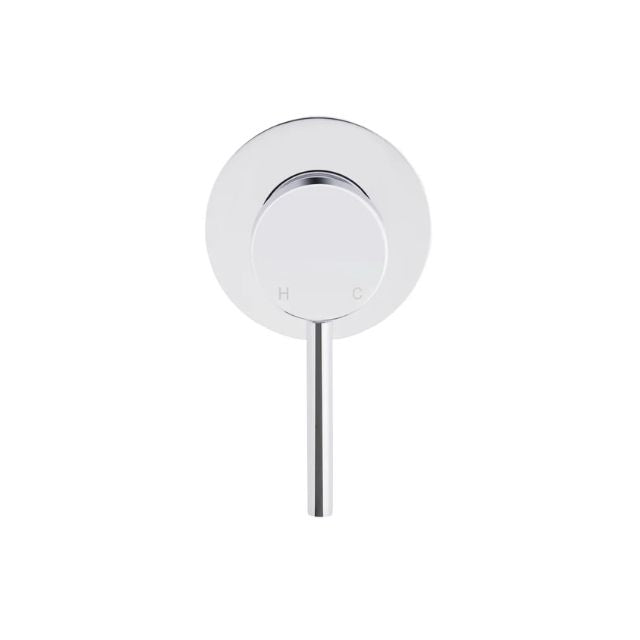 Front 2 Meir Round Wall Mixer Chrome Trim Kit MW03-FIN-C - The Blue Space