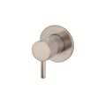 Angle Meir Round Wall Mixer Short Pin Lever Champagne Trim Kit MW03S-FIN-CH - The Blue Space