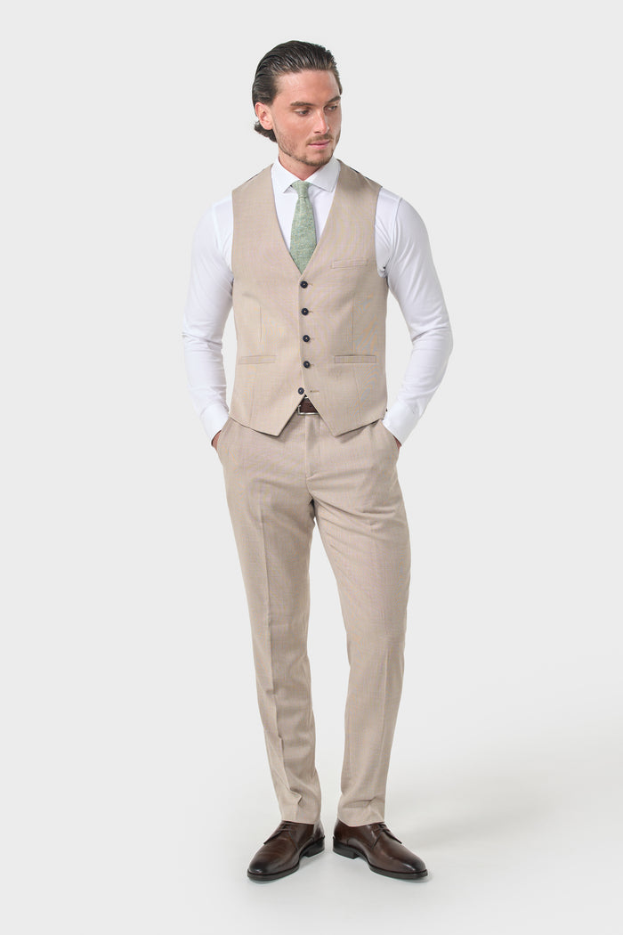 Miami Beige Waistcoat