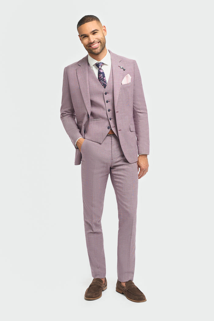 Miami Lilac Slim Fit Blazer - House of Cavani