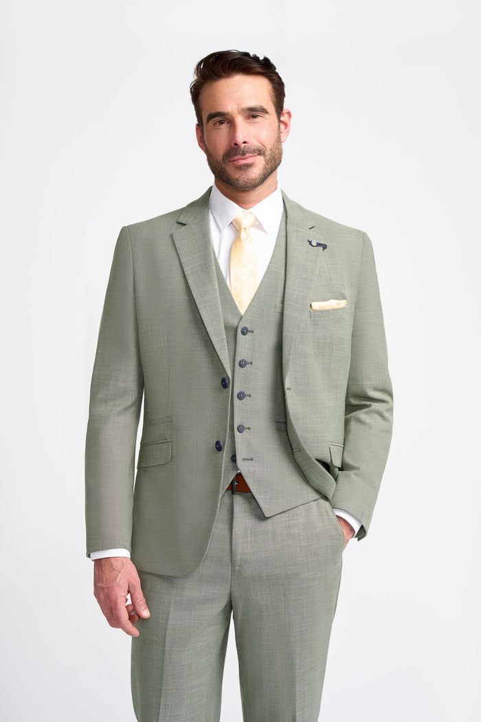 Miami Sage Three Piece Suit - House of Cavani