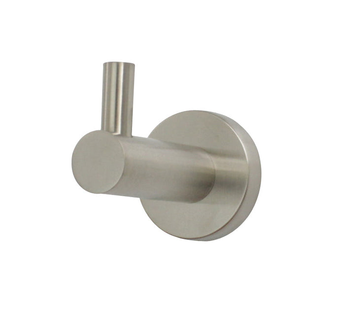 Modern National Mirage Robe Hook Single Brushed Nickel | The Blue Space
