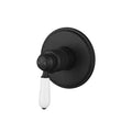 Modern National Bordeaux Shower Mixer Black - Full Kit BOR008BK-KIT - The Blue Space