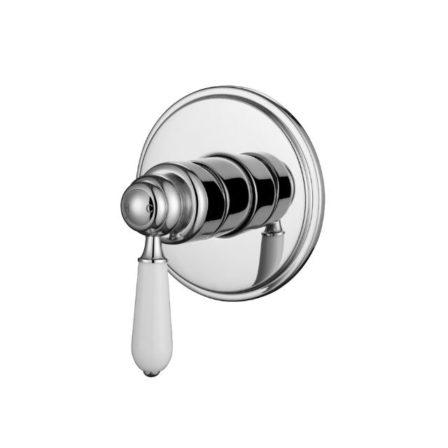 Modern National Bordeaux Shower Mixer Chrome - Full Kit BOR008-KIT - The Blue Space