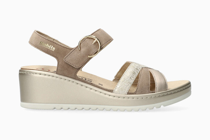Nancia - Platinum Women Sandals With Heel