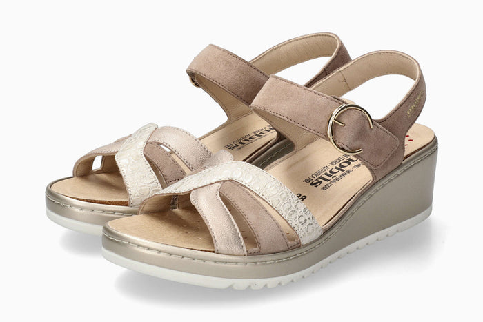 Nancia - Platinum Women Sandals With Heel