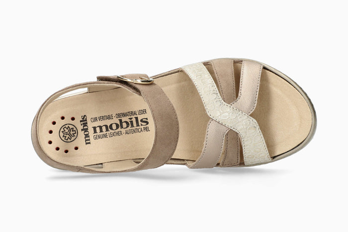 Nancia - Platinum Women Sandals With Heel