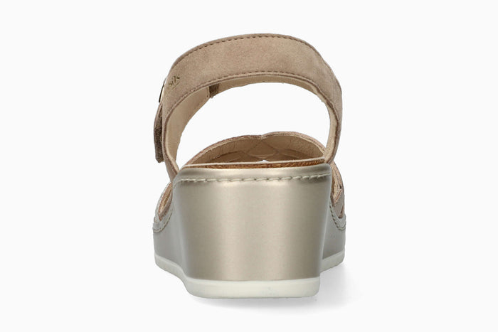 Nancia - Platinum Women Sandals With Heel