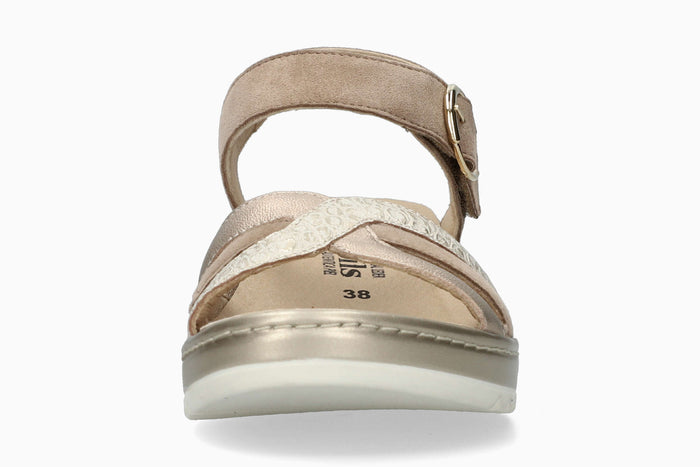 Nancia - Platinum Women Sandals With Heel
