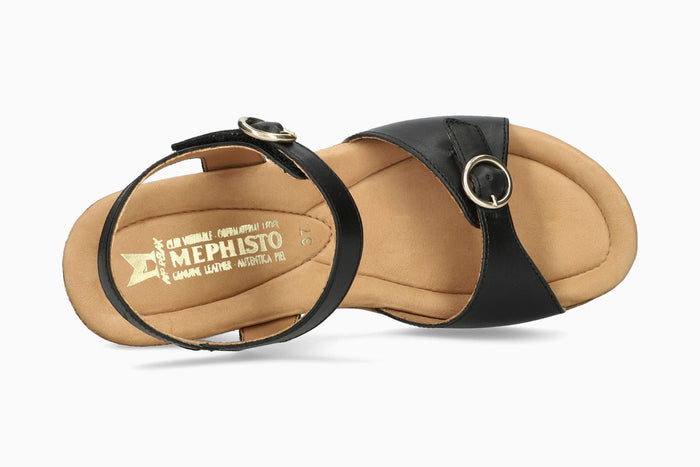 Natalya - Black Women Cork Sandals