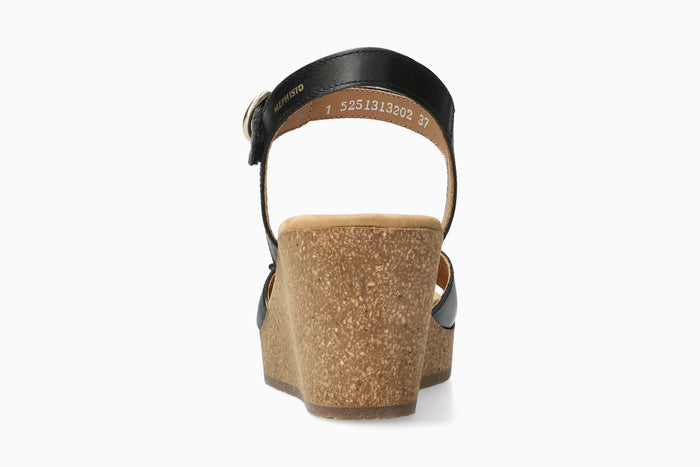 Natalya - Black Women Cork Sandals