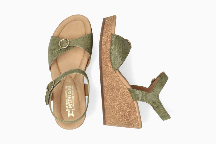 Natalya - Khaki Women Cork Sandals