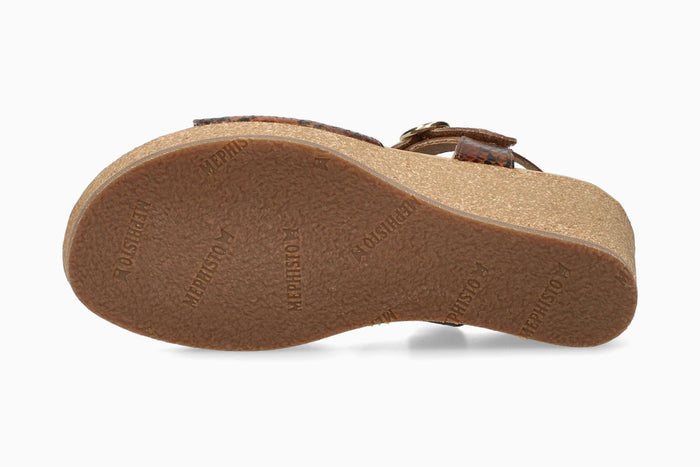 Natalya - Tobacco Women Cork Sandals