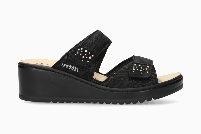 Navina - Black Women Sandals With Heel