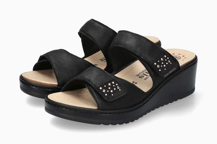 Navina - Black Women Sandals With Heel