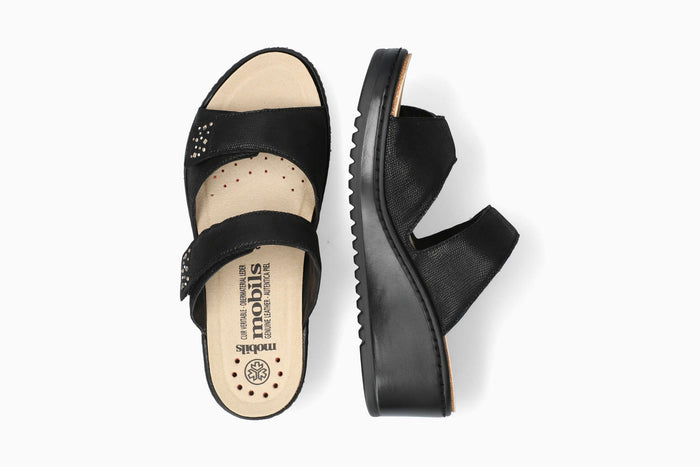 Navina - Black Women Sandals With Heel