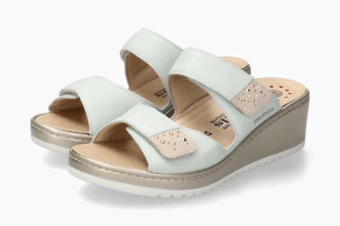 Navina - Eucalyptus Women Sandals With Heel