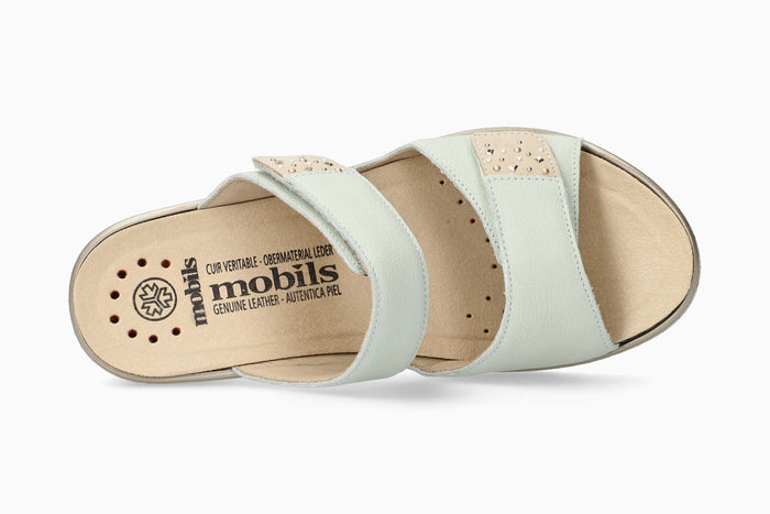Navina - Eucalyptus Women Sandals With Heel