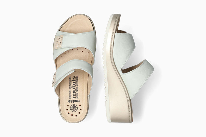 Navina - Eucalyptus Women Sandals With Heel