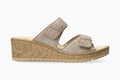 Navina - Light Taupe Women Sandals With Heel