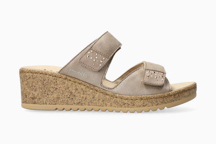 Navina - Light Taupe Women Sandals With Heel