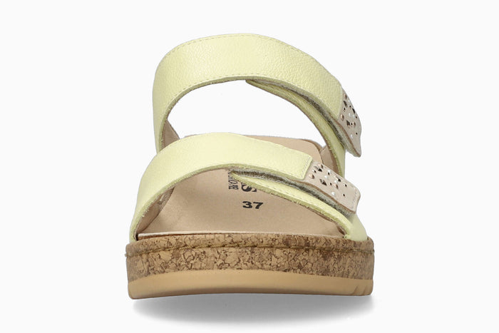 Navina - Yellow Women Sandals With Heel