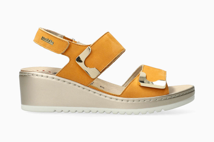 Nawel - Burnt Orange Women Sandals With Heel