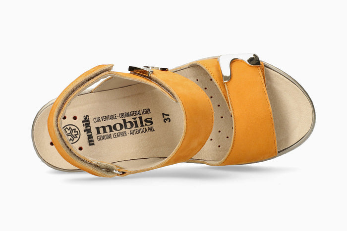 Nawel - Burnt Orange Women Sandals With Heel