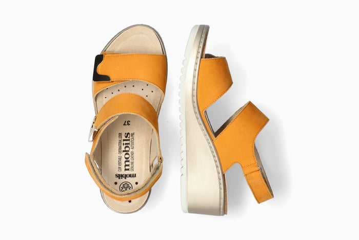 Nawel - Burnt Orange Women Sandals With Heel