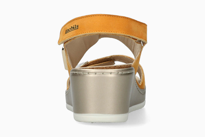 Nawel - Burnt Orange Women Sandals With Heel