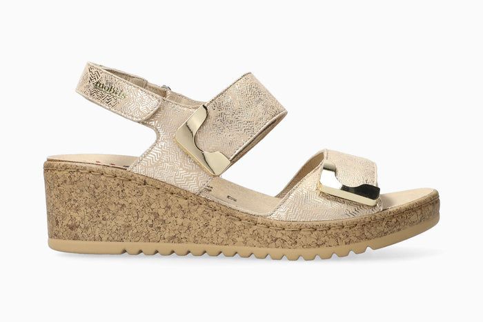 Nawel - Sand Women Sandals With Heel
