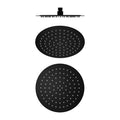 Nero 250mm Round Stainless Steel Shower Head 4 Star Rating Matte Black NR507036MB - The Blue Space
