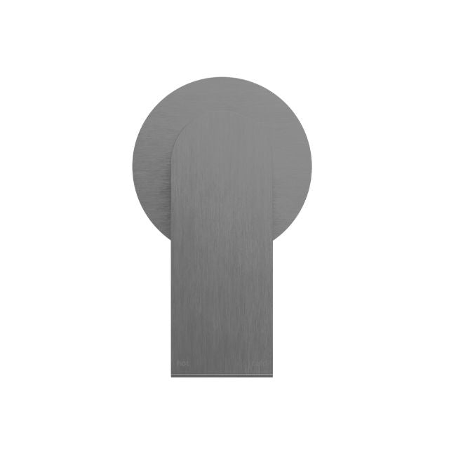 Buy Nero Bianca Shower Mixer 80mm Plate Gun Metal NR321511DGM - The Blue Space