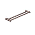 Nero Mecca Care 25mm Double Towel Grab Rail 900mm Brushed Bronze NRCR2530DBZ - The Blue Space