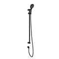Nero Mecca Care 25mm Grab Rail and Adjustable Shower Rail Set 900mm Matte Black NRCS004MB - The Blue Space