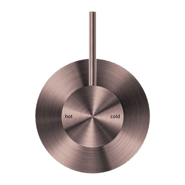 Buy Nero Mecca 80mm Shower Mixer Handle Up in Brushed Bronze NR221911BBZ - The Blue Space