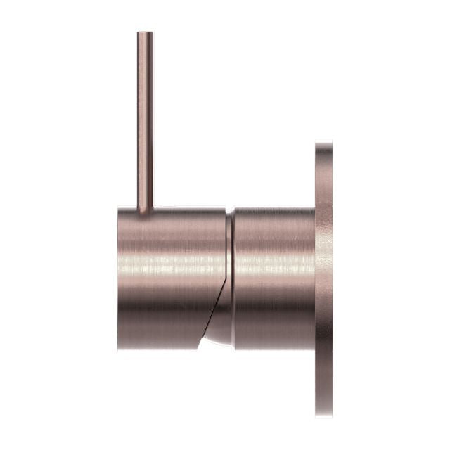 Buy Online Nero Mecca 80mm Shower Mixer Handle Up in Brushed Bronze NR221911BBZ - The Blue Space