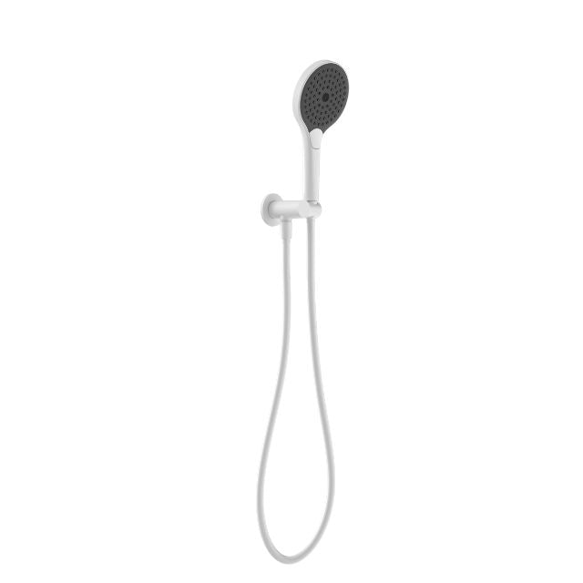 Nero Mecca Shower On Bracket With Air Shower II Matte White NR221905FMW - The Blue Space
