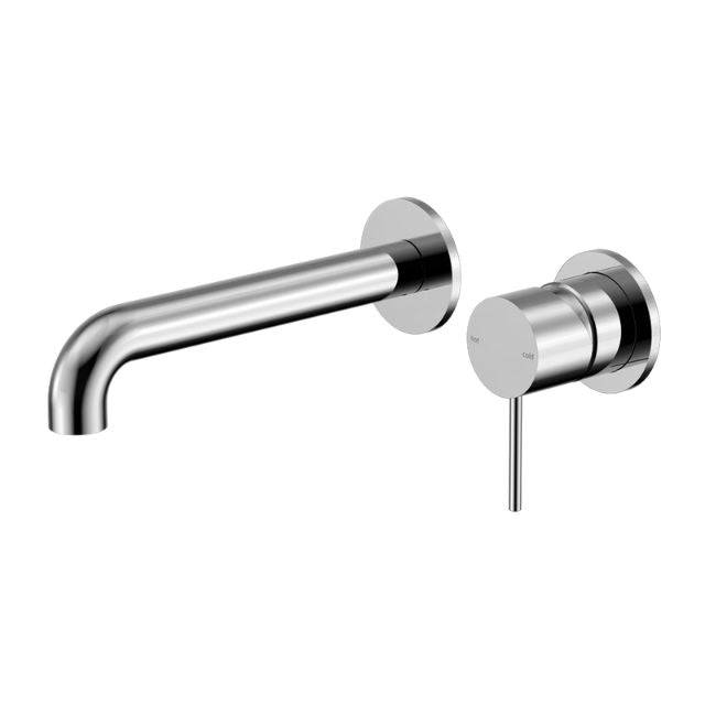 Nero Mecca Wall Basin Mixer Sep BP 120mm Spout Chrome - NR221910C120CH - The Blue Space